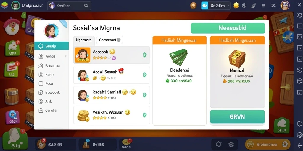 Tampilan antarmuka yang intuitif dan menarik.