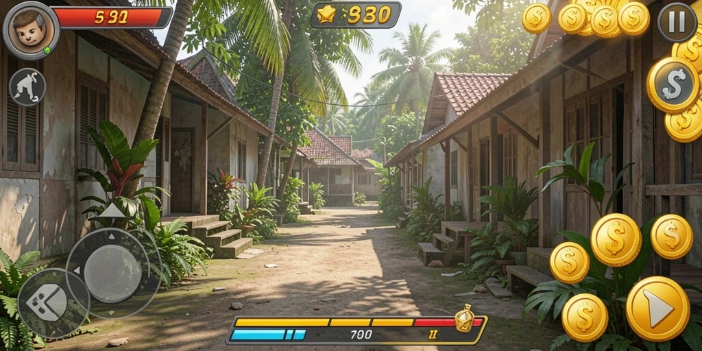 Tampilan utama game AA666 yang menarik.