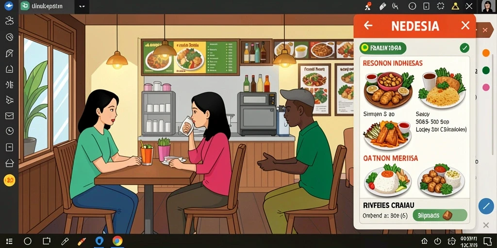 Tampilan awal aplikasi AKUNJP yang menarik.