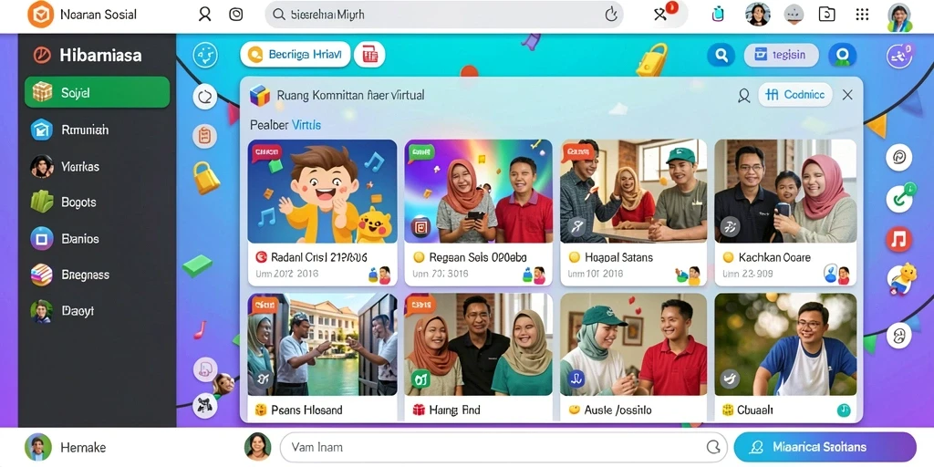 Screenshot menunjukkan antarmuka permainan yang menarik.