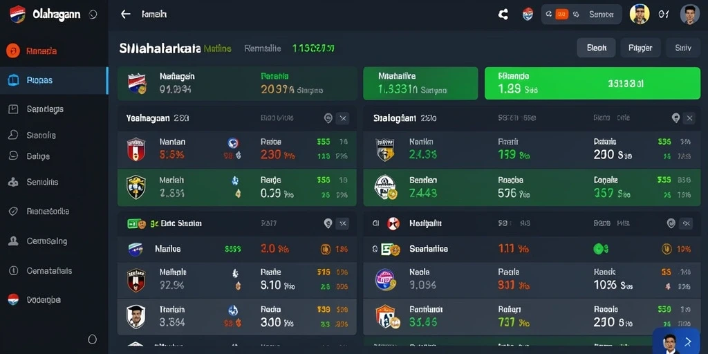 Antarmuka pengguna GOLTOGEL yang modern dan menarik.