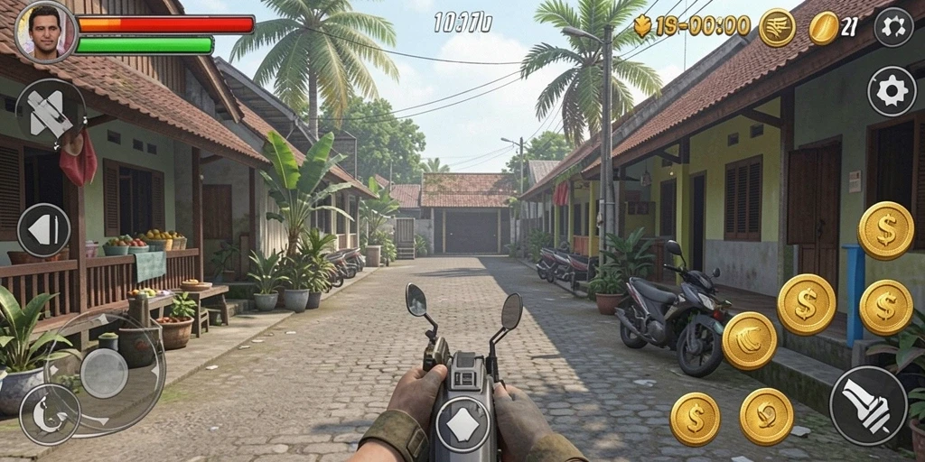 Tampilan antarmuka yang sederhana dan menarik.