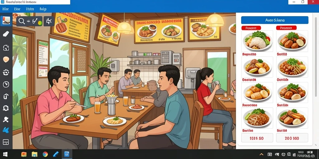 Tampilan awal yang menarik dan memikat.