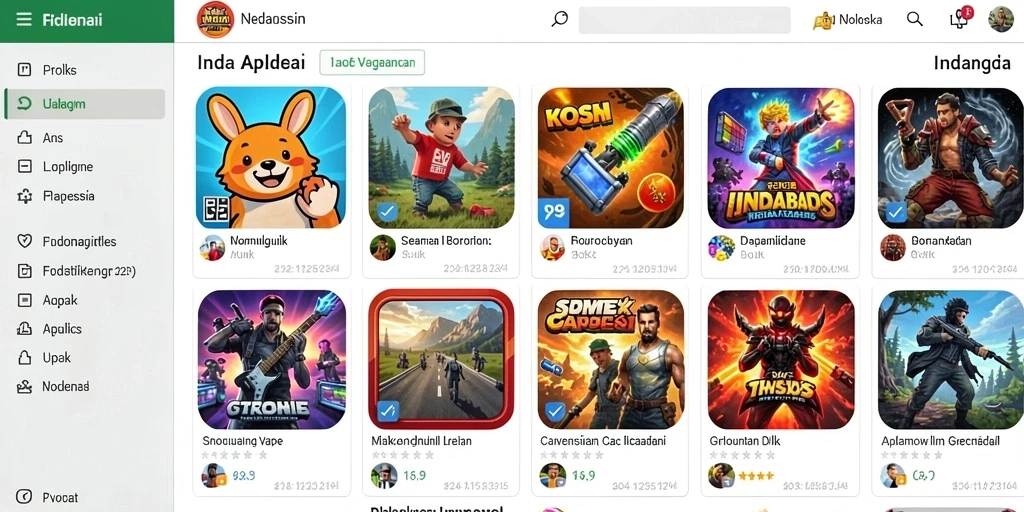 Tampilan antarmuka yang menarik dan mudah dinavigasi.