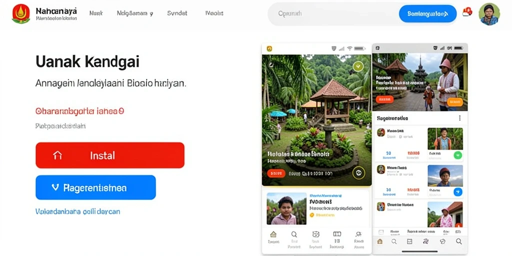 Tampilan antarmuka yang modern dan menarik.
