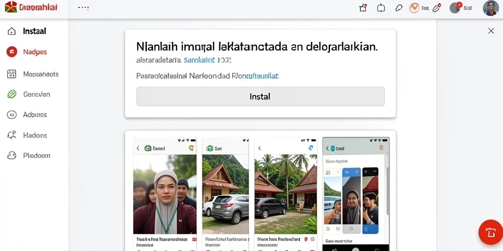 Screenshot menampilkan antarmuka permainan yang menarik.